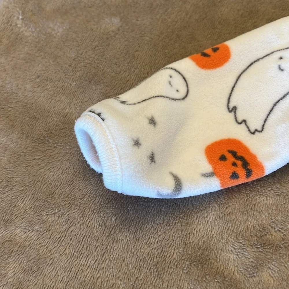 ❤️2 for 10$❤️ Carter’s Fleece Halloween Double Zip Sleeper, 9 Months